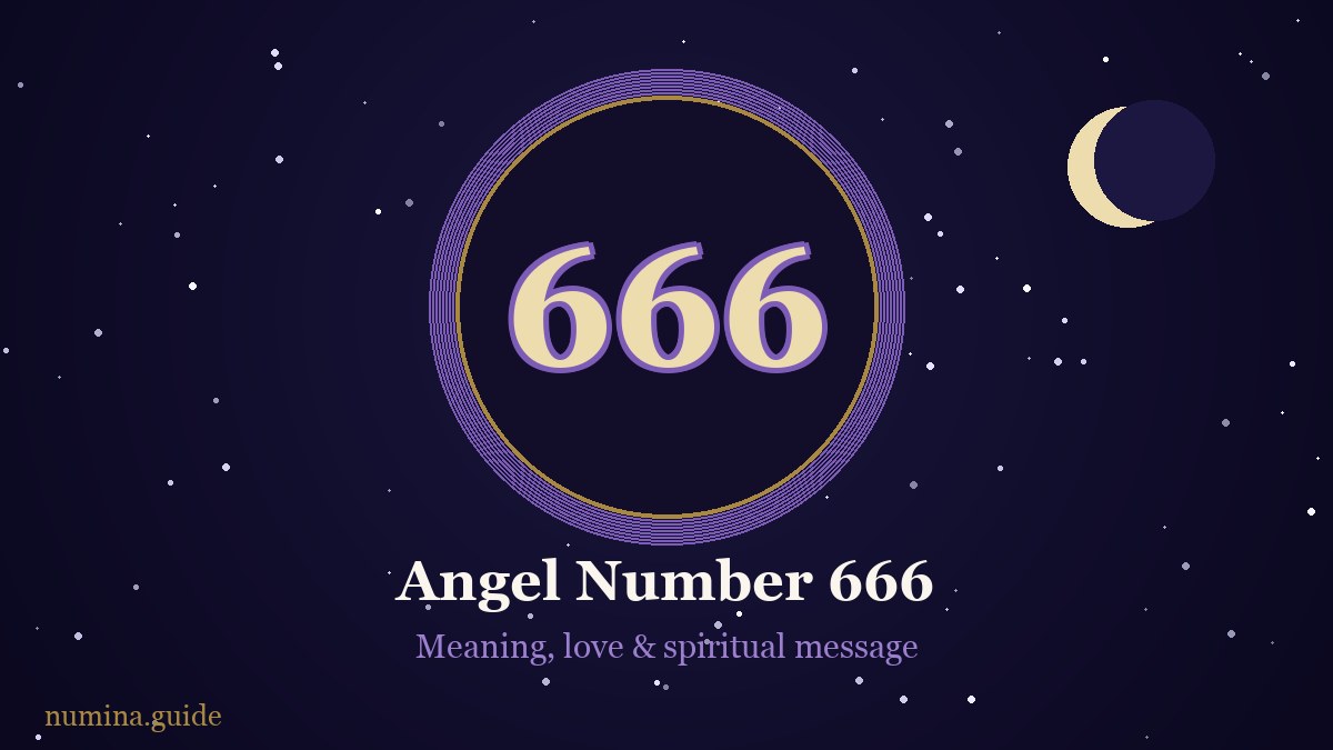 Angel number 666 — meaning, love and spiritual message